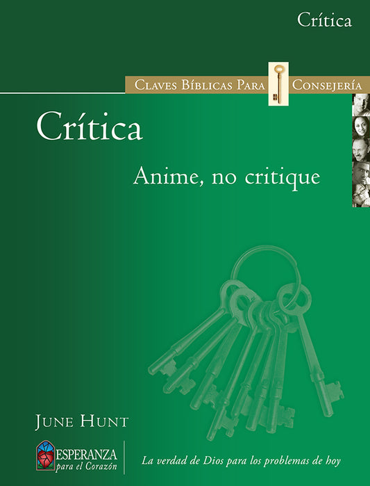 Claves Biblicas Consejeria en Critica (Critical Spirit)
